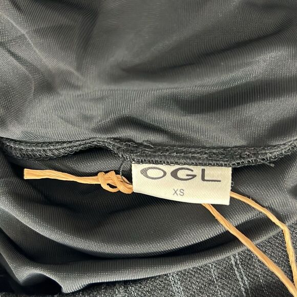 NWT OGL Summer Classic Striped Wide Leg Pants with Pockets - Off Black Stripe - Picture 3 of 11